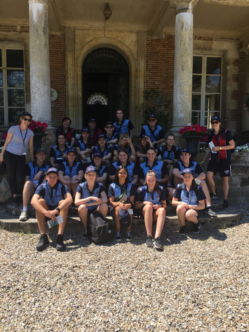 Image: The 2018 Scholars at the Château de Querrieu, the Somme, France.