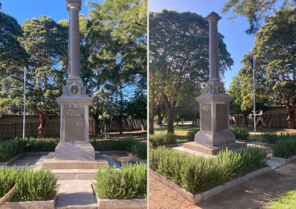 Kogarah War Memorial after conservation.