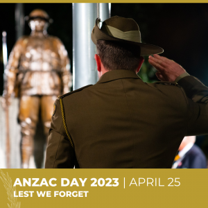 Anzac Day 2023 Social tile Dawn Service