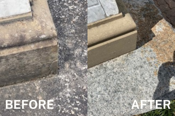 Before After memorial base