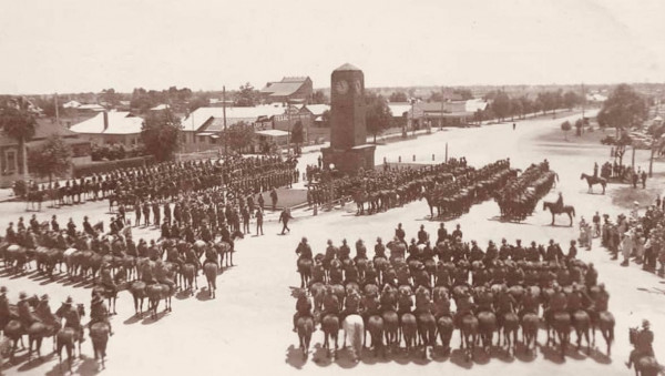 Corowa War Memorial Clock Im from RSL sub Branch Facebook